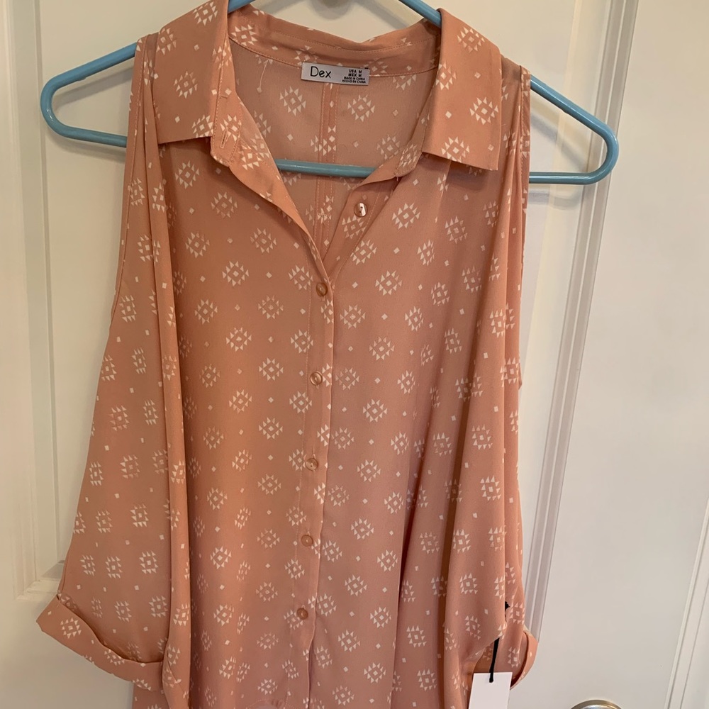 Brand new cold shoulder top. Size medium
